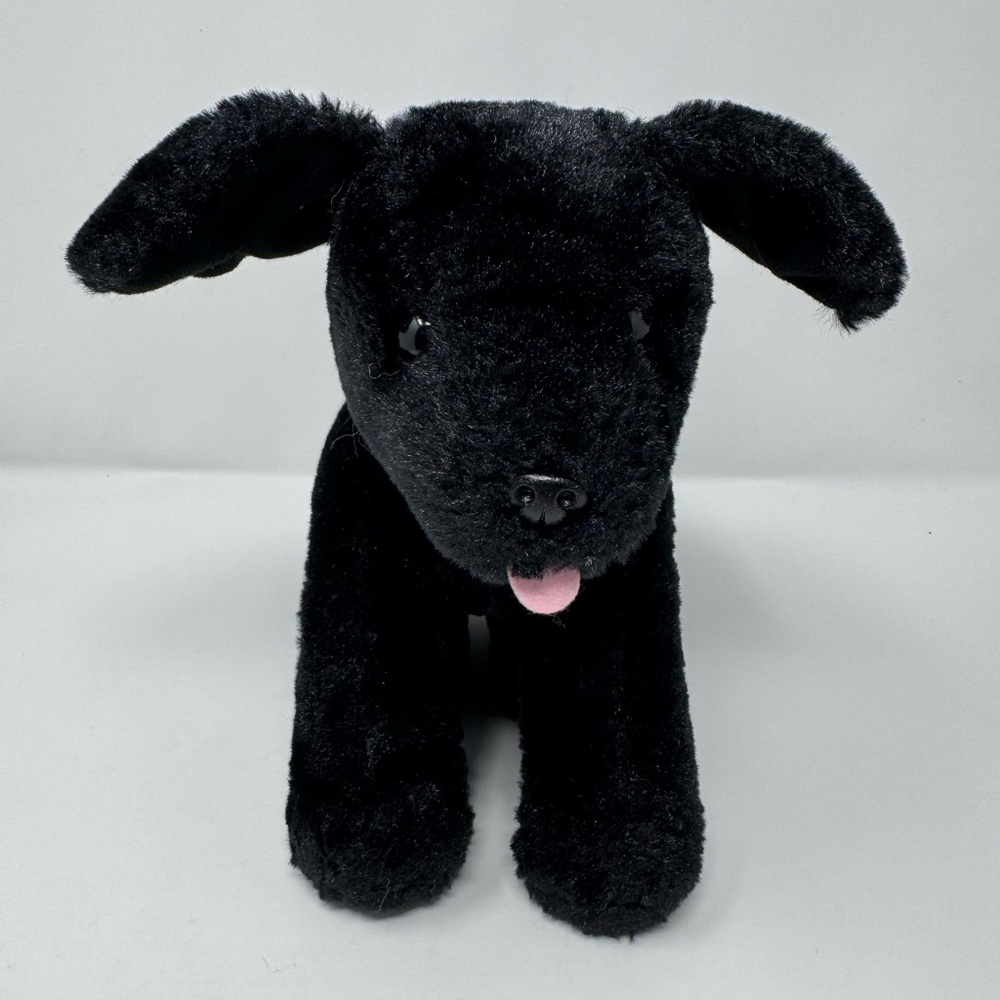 Melissa and Doug Black Lab Puppy Dog Plush Stuffed Animal, 11 inch, pet, pretend - Picture 1 of 9